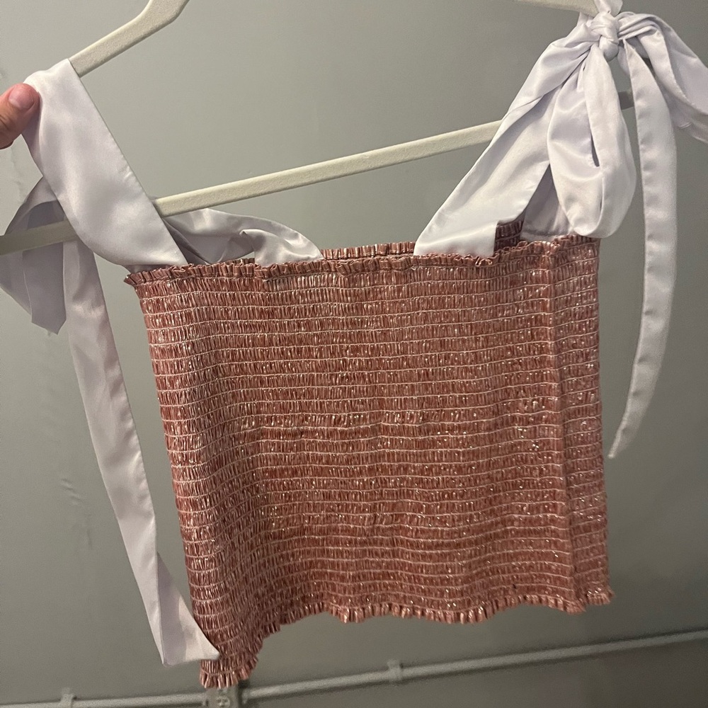 NWOT KOCH PINK TOP